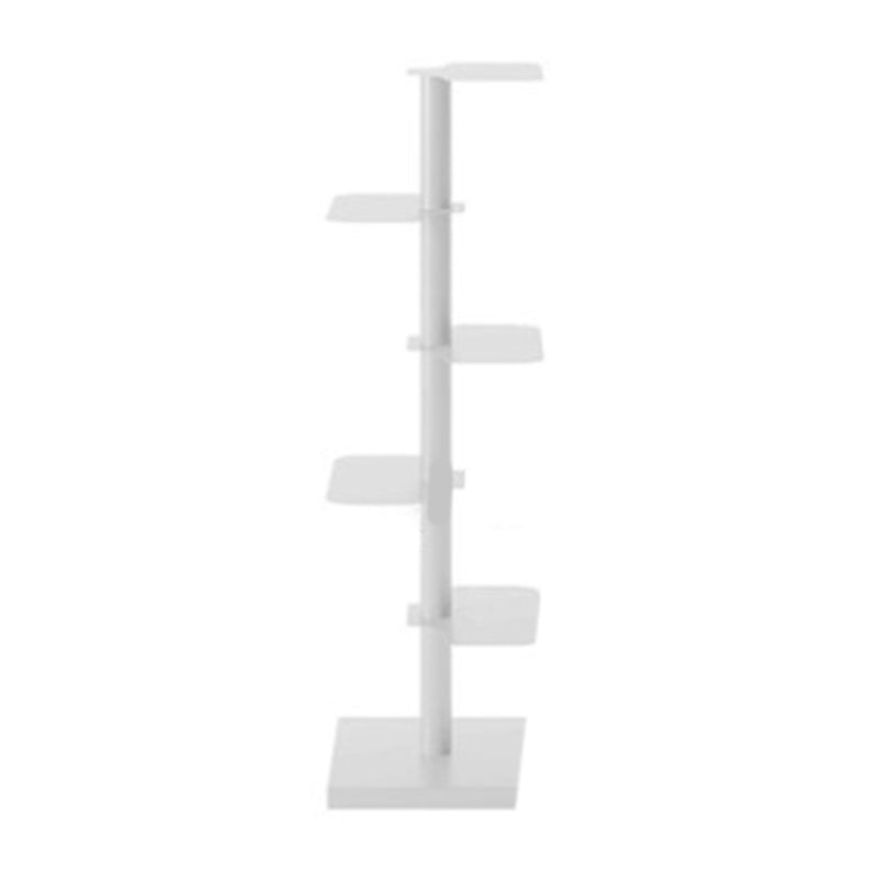 White/Black Bookcase Contemporary Style Bookshelf for Home and Office White Clearhalo 'Bookcases' 'furn' 'furn_bookcases' 'Furniture' 'Office Furniture' 6131094