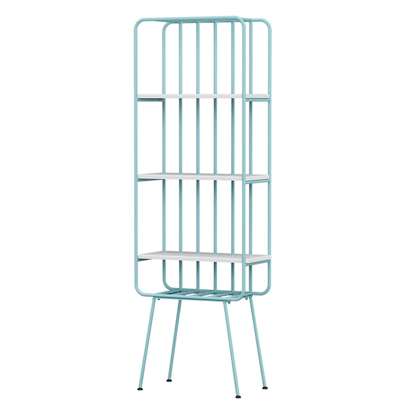 Glam Metal boekenplank geometrische plank boekenkast voor studieruimte 70.9 "H x 11.8" W