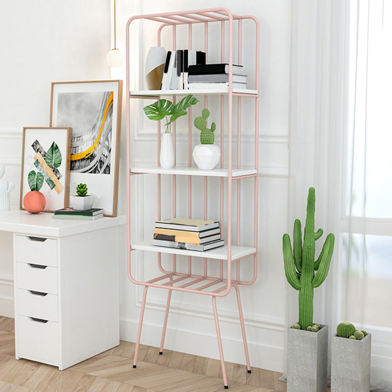 Glam Metal boekenplank geometrische plank boekenkast voor studieruimte 70.9 "H x 11.8" W