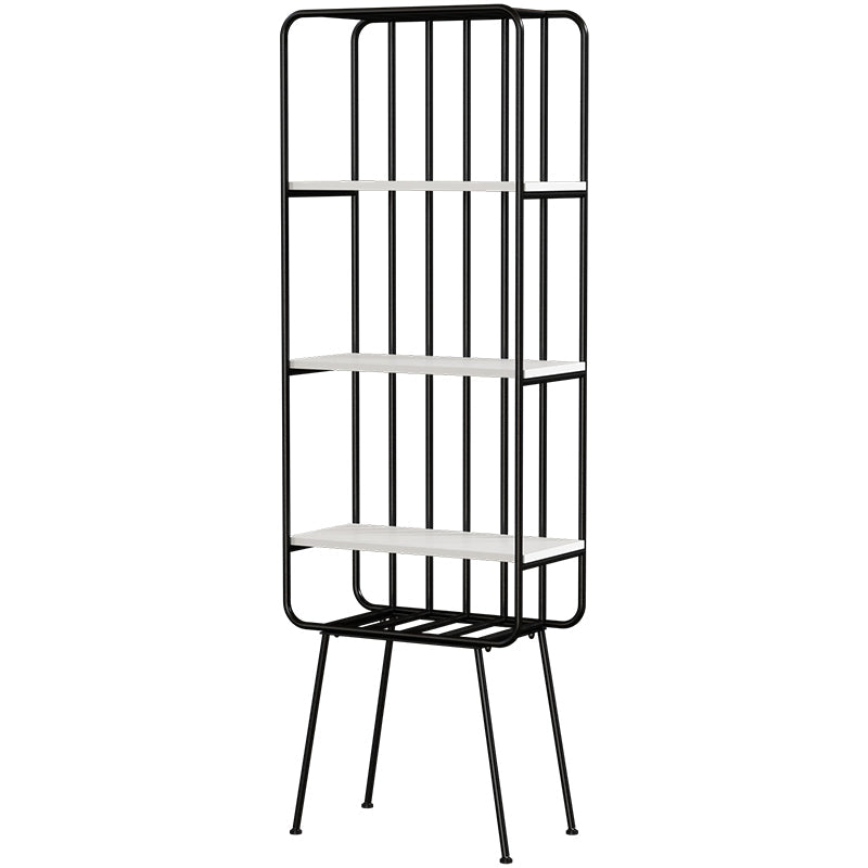 Glam Metal boekenplank geometrische plank boekenkast voor studieruimte 70.9 "H x 11.8" W