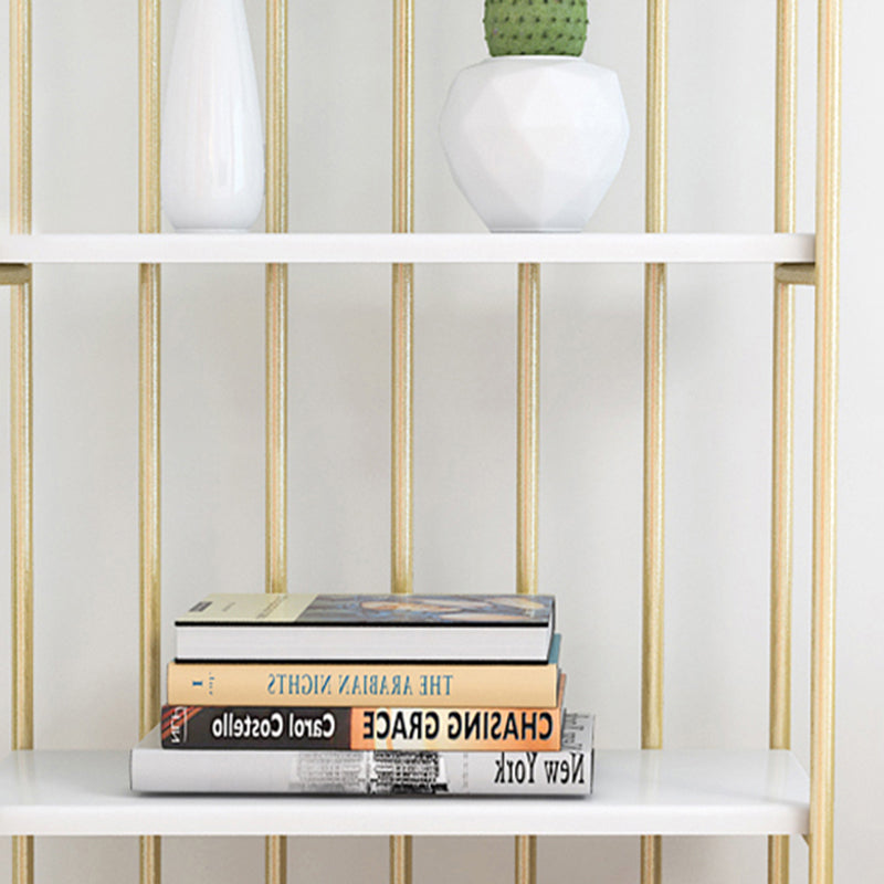 Glam Metal boekenplank geometrische plank boekenkast voor studieruimte 70.9 "H x 11.8" W