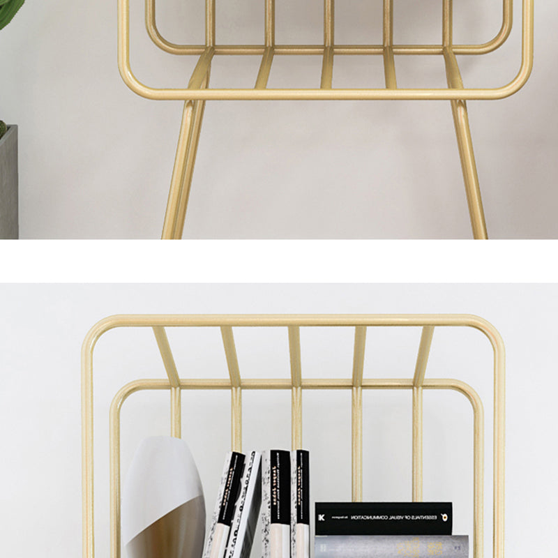 Glam Metal boekenplank geometrische plank boekenkast voor studieruimte 70.9 "H x 11.8" W