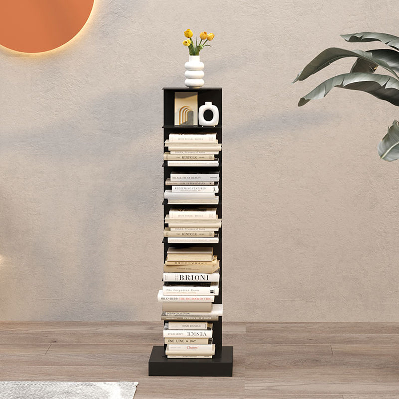 Contemporary Metal Bookshelf Black Geometric Shelf Bookcase for Study Room Clearhalo 'Bookcases' 'furn' 'furn_bookcases' 'Furniture' 'Office Furniture' 6131125