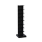 Contemporary Metal Bookshelf Black Geometric Shelf Bookcase for Study Room 14"L x 14"W x 52"H Clearhalo 'Bookcases' 'furn' 'furn_bookcases' 'Furniture' 'Office Furniture' 6131128
