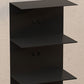 Contemporary Metal Bookshelf Black Geometric Shelf Bookcase for Study Room Clearhalo 'Bookcases' 'furn' 'furn_bookcases' 'Furniture' 'Office Furniture' 6131129