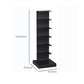 Contemporary Metal Bookshelf Black Geometric Shelf Bookcase for Study Room Clearhalo 'Bookcases' 'furn' 'furn_bookcases' 'Furniture' 'Office Furniture' 6131137