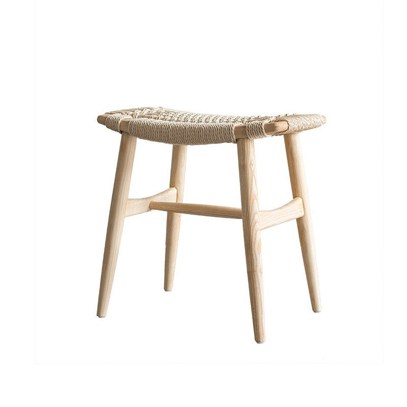 Tropical Entryway Bedroom Bench Solid Wood Seating Bench with Legs Clearhalo 'Benches' 'Chairs & Seating' 'furn' 'furn_benches' 'Furniture' 'Living Room Furniture' 6131197