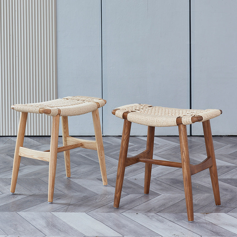 Tropical Entryway Bedroom Bench Solid Wood Seating Bench with Legs Clearhalo 'Benches' 'Chairs & Seating' 'furn' 'furn_benches' 'Furniture' 'Living Room Furniture' 6131201