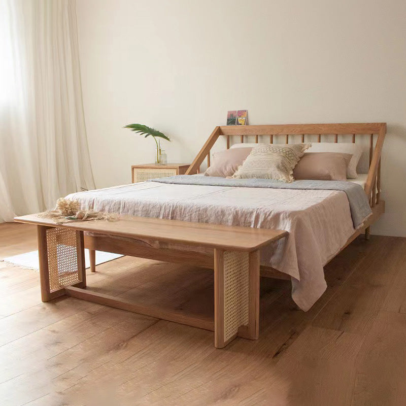 Solid Wood Rustic Dining Bench, 29.5"H Bench with Trestle Base Clearhalo 'Benches' 'Chairs & Seating' 'furn' 'furn_benches' 'Furniture' 'Living Room Furniture' 6131225