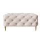 Glam Tufted Bedroom Bench, Foam Filled Bench with Metal Legs Clearhalo 'Benches' 'Chairs & Seating' 'furn' 'furn_benches' 'Furniture' 'Living Room Furniture' 6131284