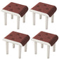 Faux Leather Pouf Whole Colored Modern Tufted Rectangle Stain Resistant Ottoman Burgundy 4 Piece Set Clearhalo 'furn' 'furn_ottomans_poufs' 'Furniture' 'Living Room Furniture' 'Ottomans & Poufs' 'ottomans_poufs' 6131393