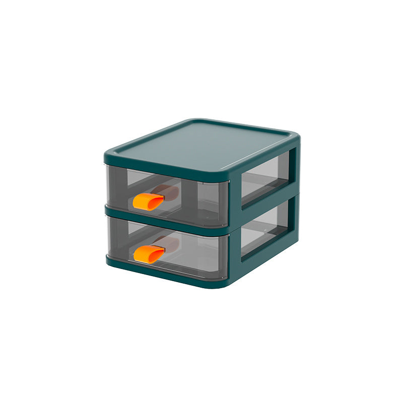 Contemporary Cabinet Plastic with Drawers Vertical File Cabinet for Home Office Green 2 Clearhalo 'Filing Cabinets' 'filling_cabinets' 'furn' 'furn_filling_cabinets' 'Furniture' 'Office Furniture' 6131426