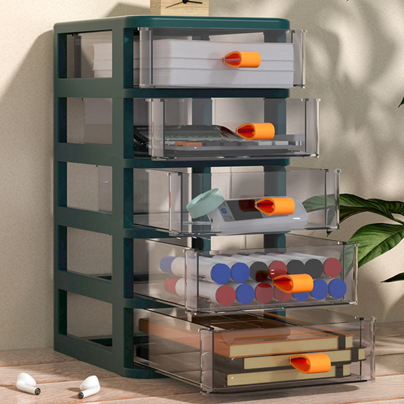 Contemporary Cabinet Plastic with Drawers Vertical File Cabinet for Home Office Clearhalo 'Filing Cabinets' 'filling_cabinets' 'furn' 'furn_filling_cabinets' 'Furniture' 'Office Furniture' 6131428