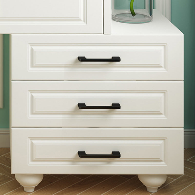 Wit Mirrored ijdelheid slaapkamer make-up ijdelheid 3-delige tafel set