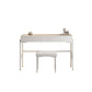2 Drawers Makeup Table Desk Contemporary White Solid Wood Vanity Clearhalo 'Bedroom Furniture' 'furn' 'furn_makeup_vanities' 'Furniture' 'Makeup Vanities' 'makeup_vanities' 6131701