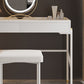 2 Drawers Makeup Table Desk Contemporary White Solid Wood Vanity Clearhalo 'Bedroom Furniture' 'furn' 'furn_makeup_vanities' 'Furniture' 'Makeup Vanities' 'makeup_vanities' 6131705