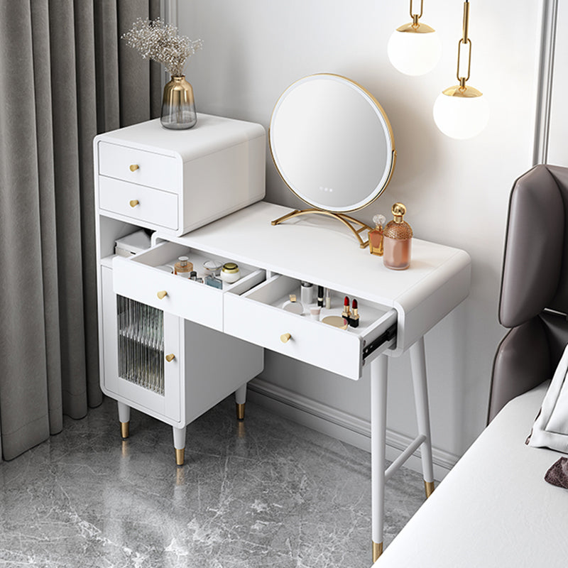 5ドロウの1ドアバニティメイクアップドレッシングテーブルスツール付き-31.5 "w