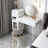 5ドロウの1ドアバニティメイクアップドレッシングテーブルスツール付き-31.5 "w