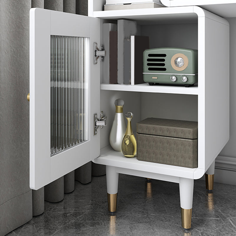 5ドロウの1ドアバニティメイクアップドレッシングテーブルスツール付き-31.5 "w