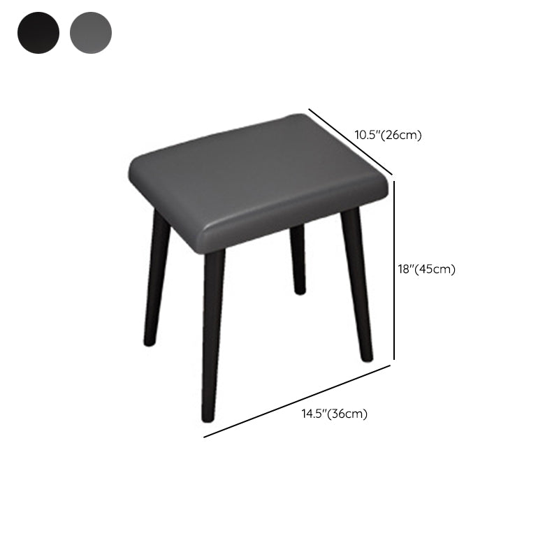 Tweedelige moderne gespiegelde ijdelheid set zwart/grijs gemanipuleerd houten dressoir