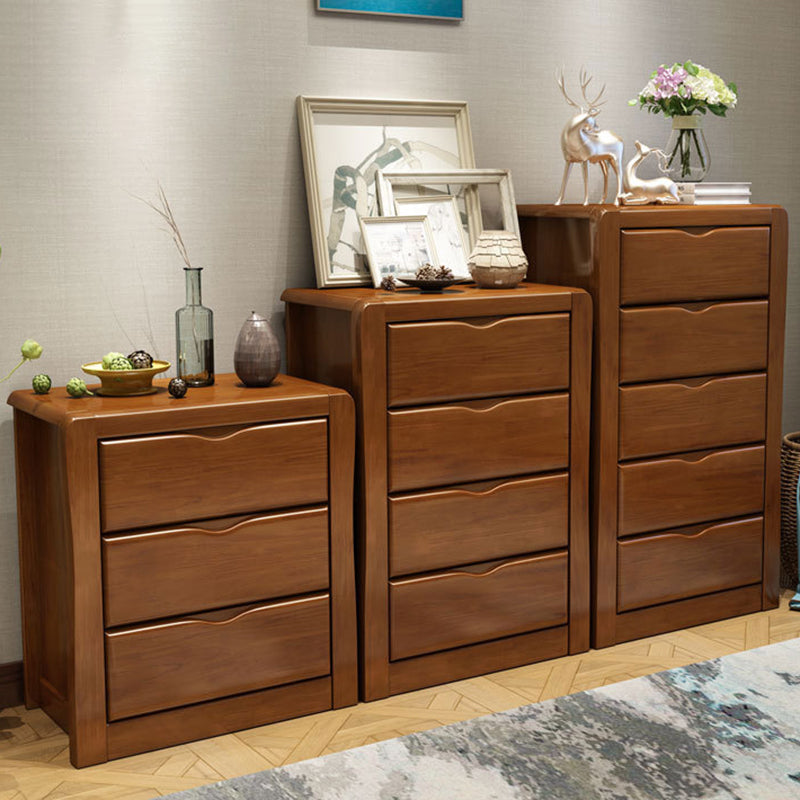 Mid-Century Modern Wooden Accent Cabinet with Drawer Brown Cabinet Clearhalo 'Cabinets & Chests' 'cabinets_chests' 'furn' 'furn_cabinets_chests' 'Furniture' 'Living Room Furniture' 6131852