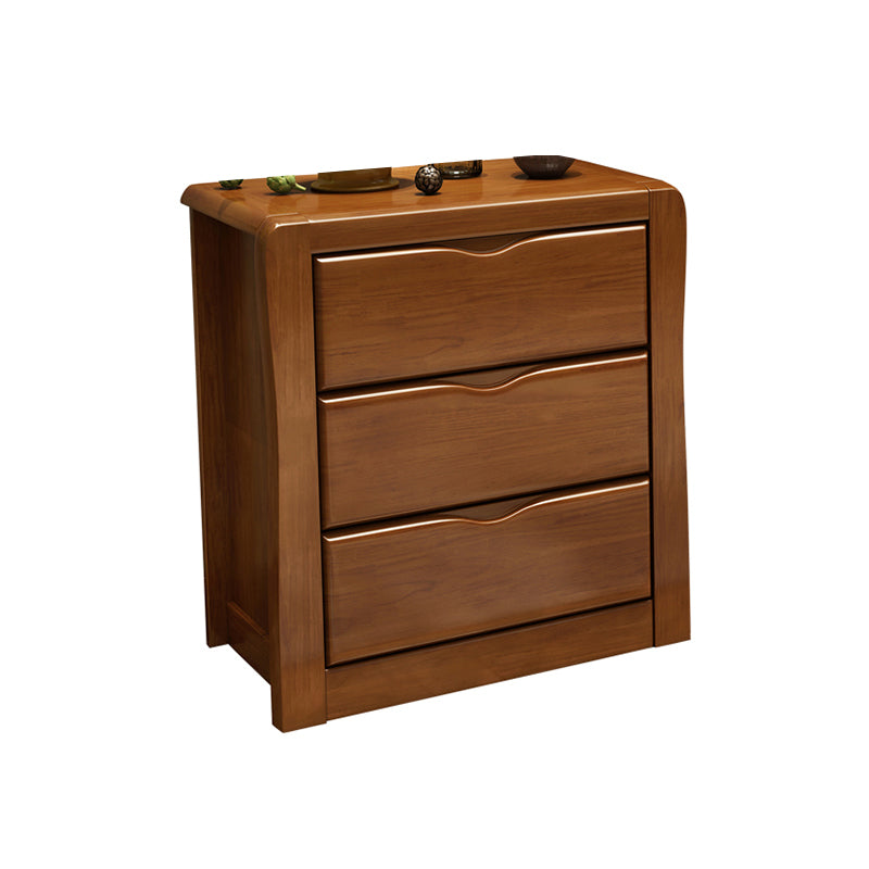 Mid-Century Modern Wooden Accent Cabinet with Drawer Brown Cabinet 3 Clearhalo 'Cabinets & Chests' 'cabinets_chests' 'furn' 'furn_cabinets_chests' 'Furniture' 'Living Room Furniture' 6131856