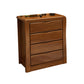Mid-Century Modern Wooden Accent Cabinet with Drawer Brown Cabinet 4 Clearhalo 'Cabinets & Chests' 'cabinets_chests' 'furn' 'furn_cabinets_chests' 'Furniture' 'Living Room Furniture' 6131857