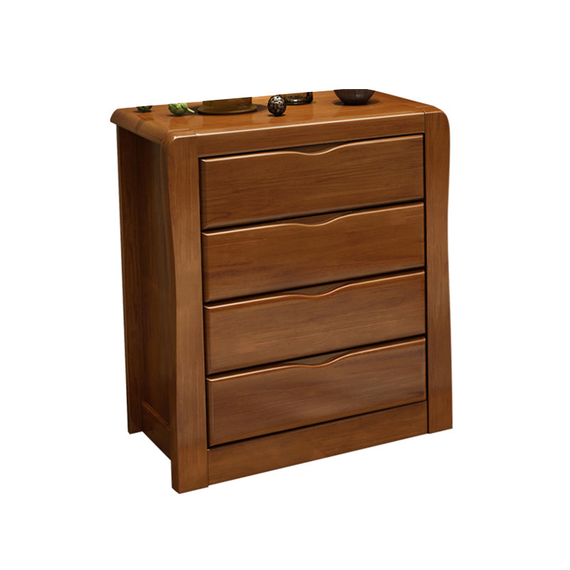 Mid-Century Modern Wooden Accent Cabinet with Drawer Brown Cabinet 4 Clearhalo 'Cabinets & Chests' 'cabinets_chests' 'furn' 'furn_cabinets_chests' 'Furniture' 'Living Room Furniture' 6131857