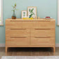 Rubberwood Accent Chest 11.81" Wide Rectangle Standard Chest with Drawers Natural 7 Clearhalo 'Cabinets & Chests' 'cabinets_chests' 'furn' 'furn_cabinets_chests' 'Furniture' 'Living Room Furniture' 6131866