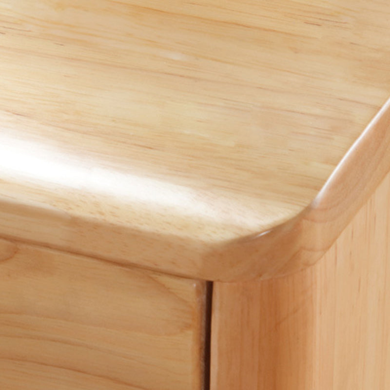 Rubberwood Accent Chest 11.81" Wide Rectangle Standard Chest with Drawers Clearhalo 'Cabinets & Chests' 'cabinets_chests' 'furn' 'furn_cabinets_chests' 'Furniture' 'Living Room Furniture' 6131871