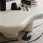 Scandinavian Free Form Coffee Table with 4 Legs in Pine Wood