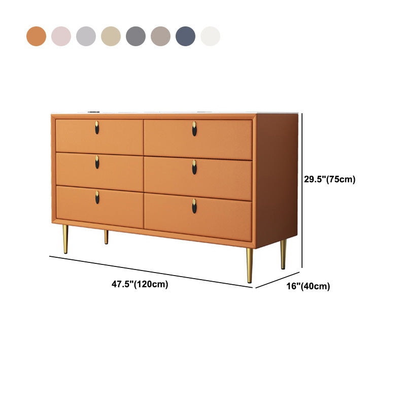 Moderner Akzent Brustquadrat -Speicherschrank mit antiker Finish