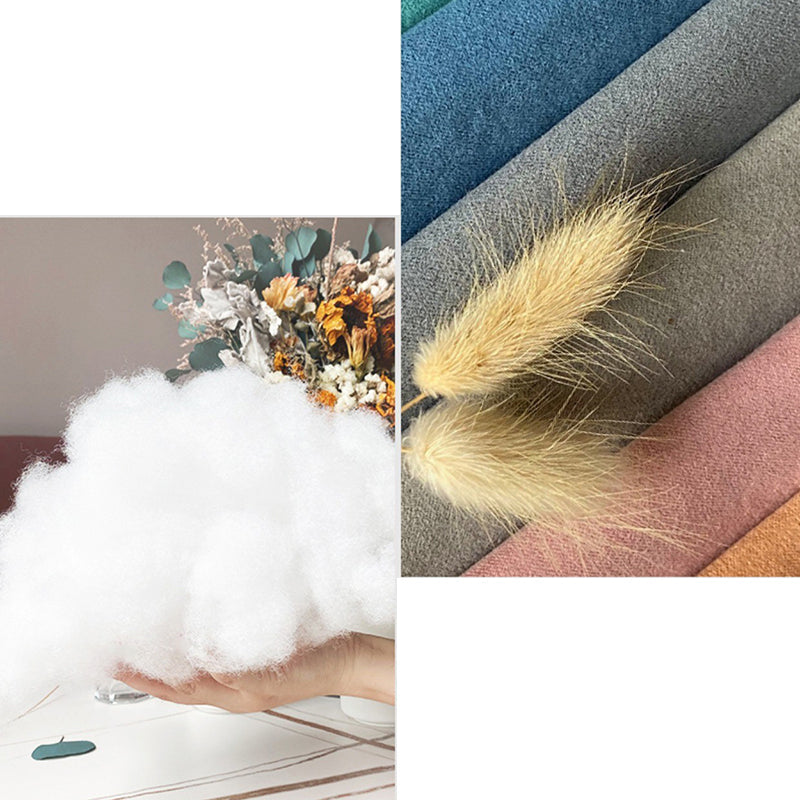 Scandinavo da 33,85 "H divano trapuntato a braccia e chaise per soggiorno