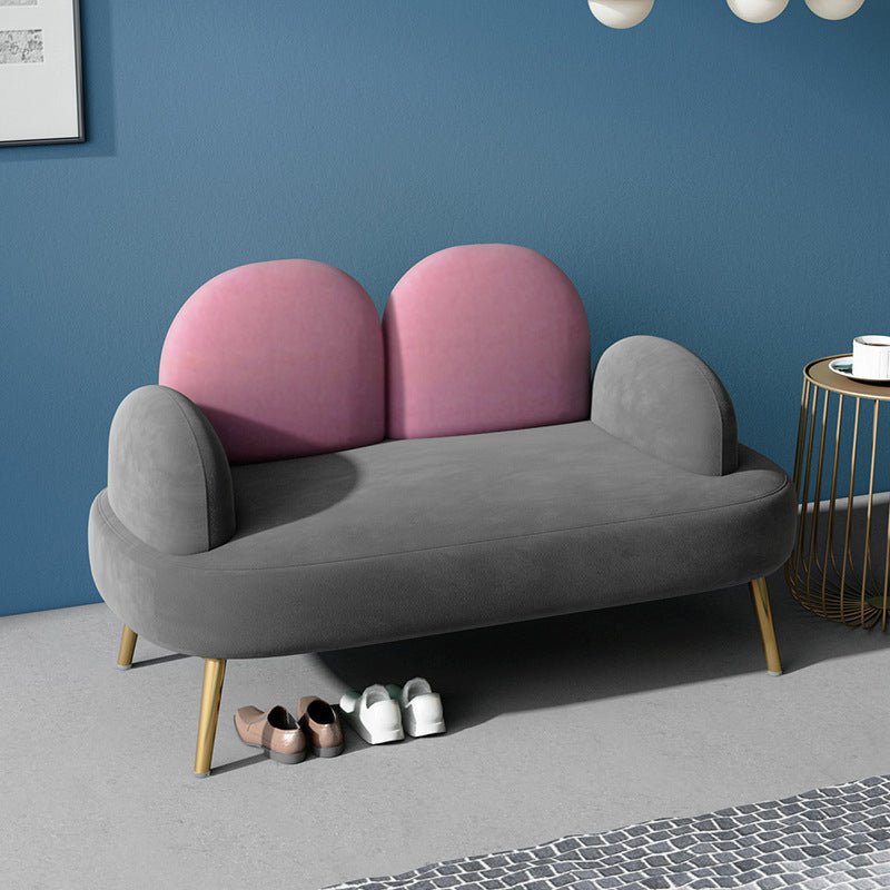 コンテンポラリーラウンドアームソファタイトバックキャメルバック標準ソファ