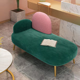 Contemporary Round Arm Sofa Tight BackCamel Back Standard Sofa