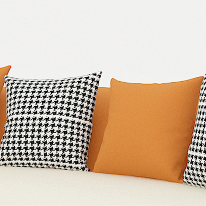 Faux Leather Sloped Arm Curved Sofa Tight Back Seating for Apartment Clearhalo 'furn' 'furn_sofas' 'Furniture' 'Living Room Furniture' 'Sofa' 'sofas' 6132309