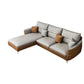 37.4 "H Faux Leather Flar La Vared Arm Sofa & Chaise for Living Room