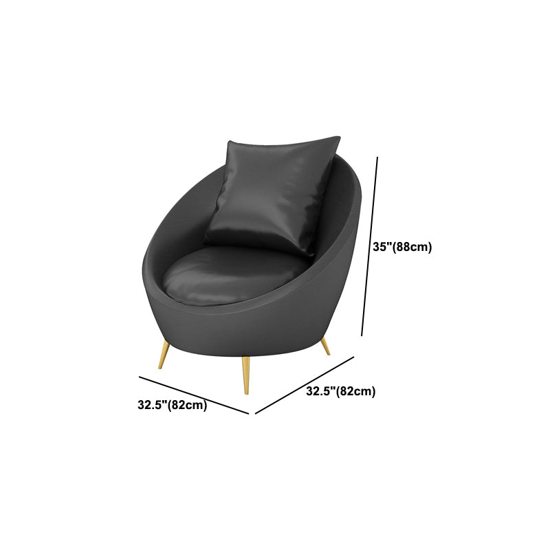 Contemporary Tight Back Armless Settee Fabric Curved Settee with Hair Pin Legs