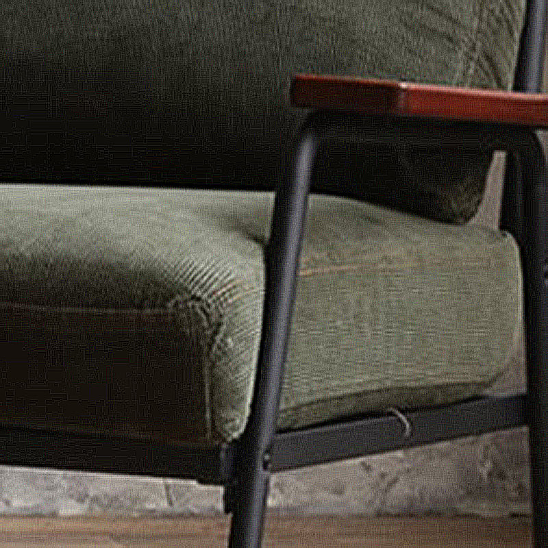 Contemporary Square Arm Sofa 2-seater Standard Sofa with 2 Pillows Clearhalo 'furn' 'furn_sofas' 'Furniture' 'Living Room Furniture' 'Sofa' 'sofas' 6132350