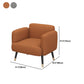 Leer/faux leer moderne bank 27,95 "High Scroll Arm stoelen