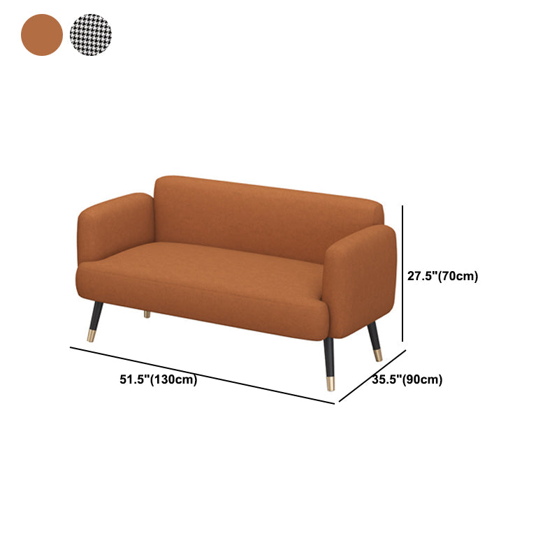 Leer/faux leer moderne bank 27,95 "High Scroll Arm stoelen