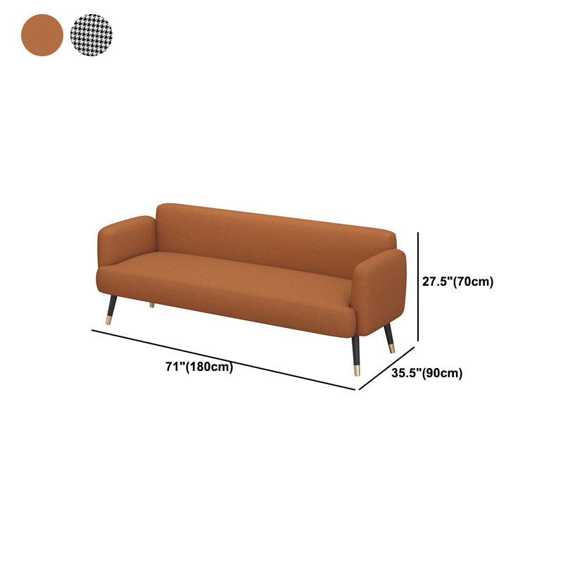 Leer/faux leer moderne bank 27,95 "High Scroll Arm stoelen
