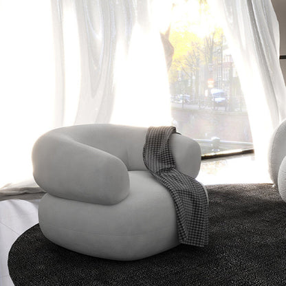 Sedute contemporanee con posti a sedere curvi a sedere inclinate di divano per soggiorno