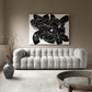 Contemporary Wooden Standard  Sofa Tuxedo Arm Tight Back Sofa