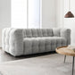 Contemporary Wooden Standard  Sofa Tuxedo Arm Tight Back Sofa