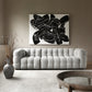 Contemporary Wooden Standard  Sofa Tuxedo Arm Tight Back Sofa