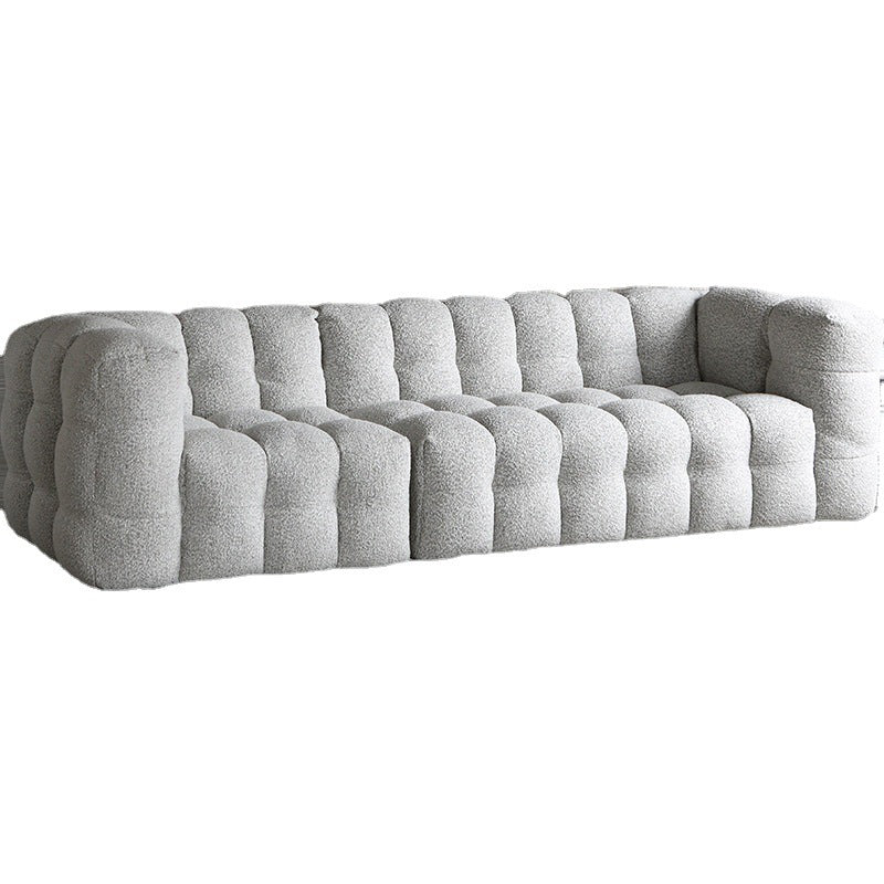 Contemporary Wooden Standard  Sofa Tuxedo Arm Tight Back Sofa