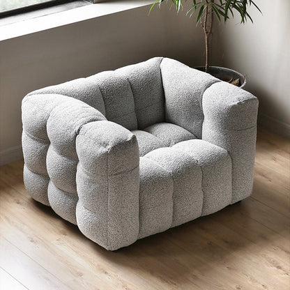 Contemporary Wooden Standard  Sofa Tuxedo Arm Tight Back Sofa