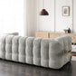 Contemporary Wooden Standard  Sofa Tuxedo Arm Tight Back Sofa