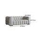 Contemporary Wooden Standard  Sofa Tuxedo Arm Tight Back Sofa